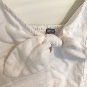 White aerie crop top